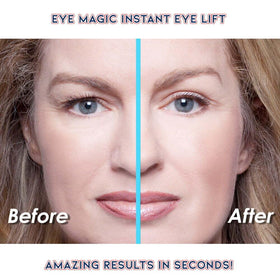 Eye Magic lifestyle image of woman applying strip for quick grooming
