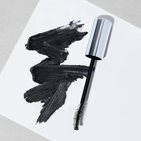 Eyeko mascara placed on vanity showcasing styling and daily routine benefit