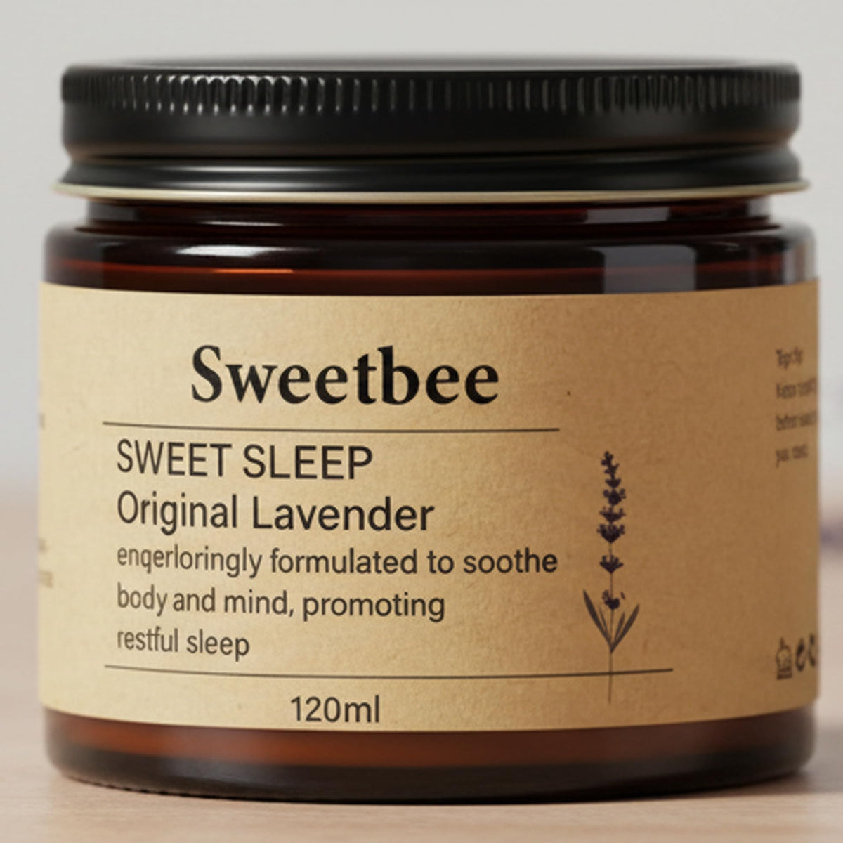 EYUTRD jar front view showing lavender label and nighttime magnesium butter benefit