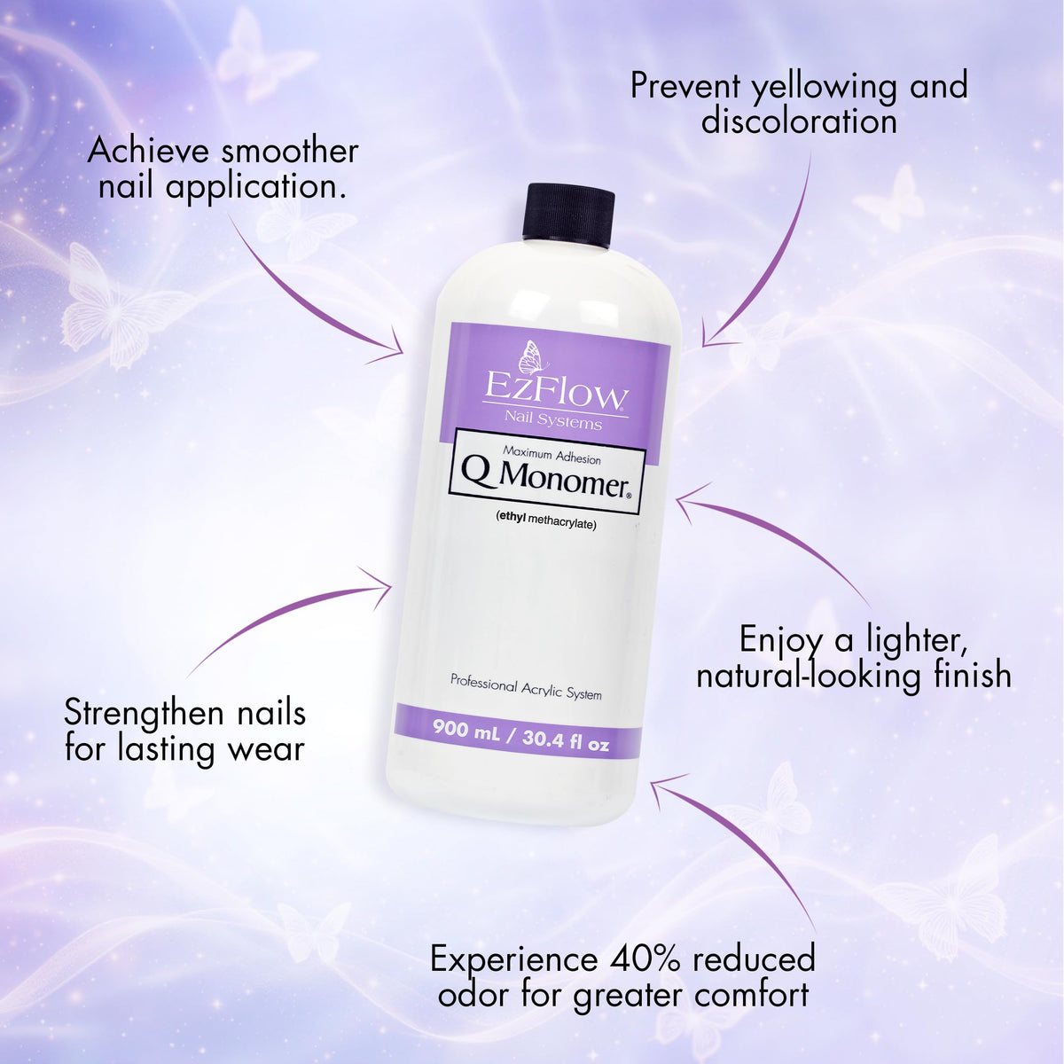 EzFlow bottle in salon setup showing professional use and reliability