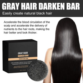 F FENG PEI ingredients display with black sesame and argan oil for natural darkening