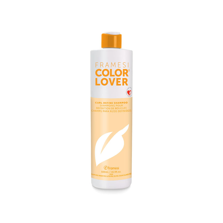 F FRAMESI shampoo front packaging showing bottle and hair benefit