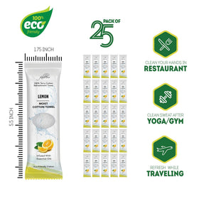 FABBPRO individually wrapped towel preserving moisture and scent