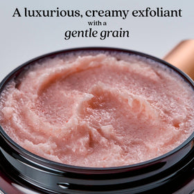 Fable & Mane whipped scrub texture close-up highlighting gentle exfoliation