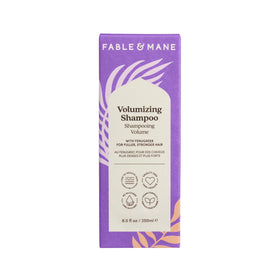 fable & mane on bathroom shelf in lifestyle scene signaling premium routine
