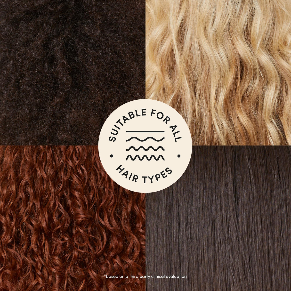 Applying Fable & Mane to towel-dried hair for smoother styling