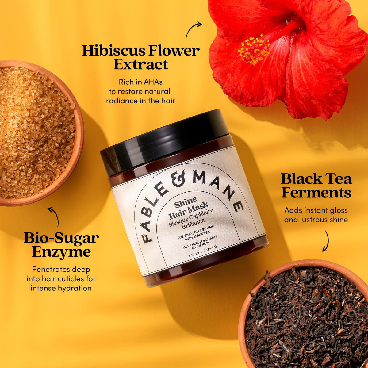 Fable & Mane product with chai spices conveying warm scent