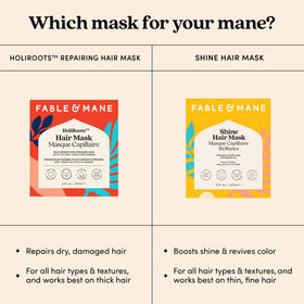 Fable & Mane jar held in hand to show size and easy use