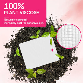 FACEMADE absorbency test with liquid showing quick soak-up performance