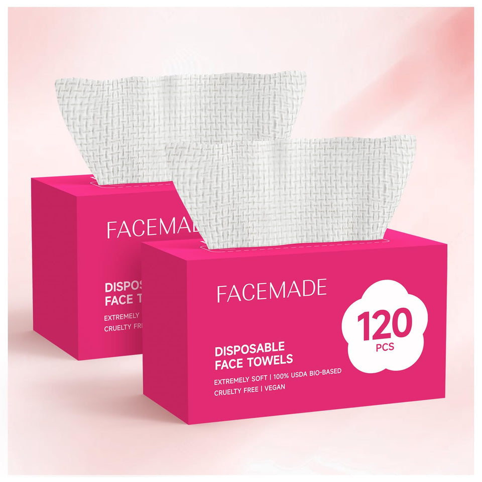 FACEMADE front packaging showing bulk 240-count and benefits