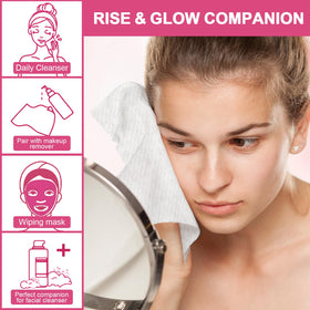FACEMADE towel texture close-up highlighting soft, absorbent fiber