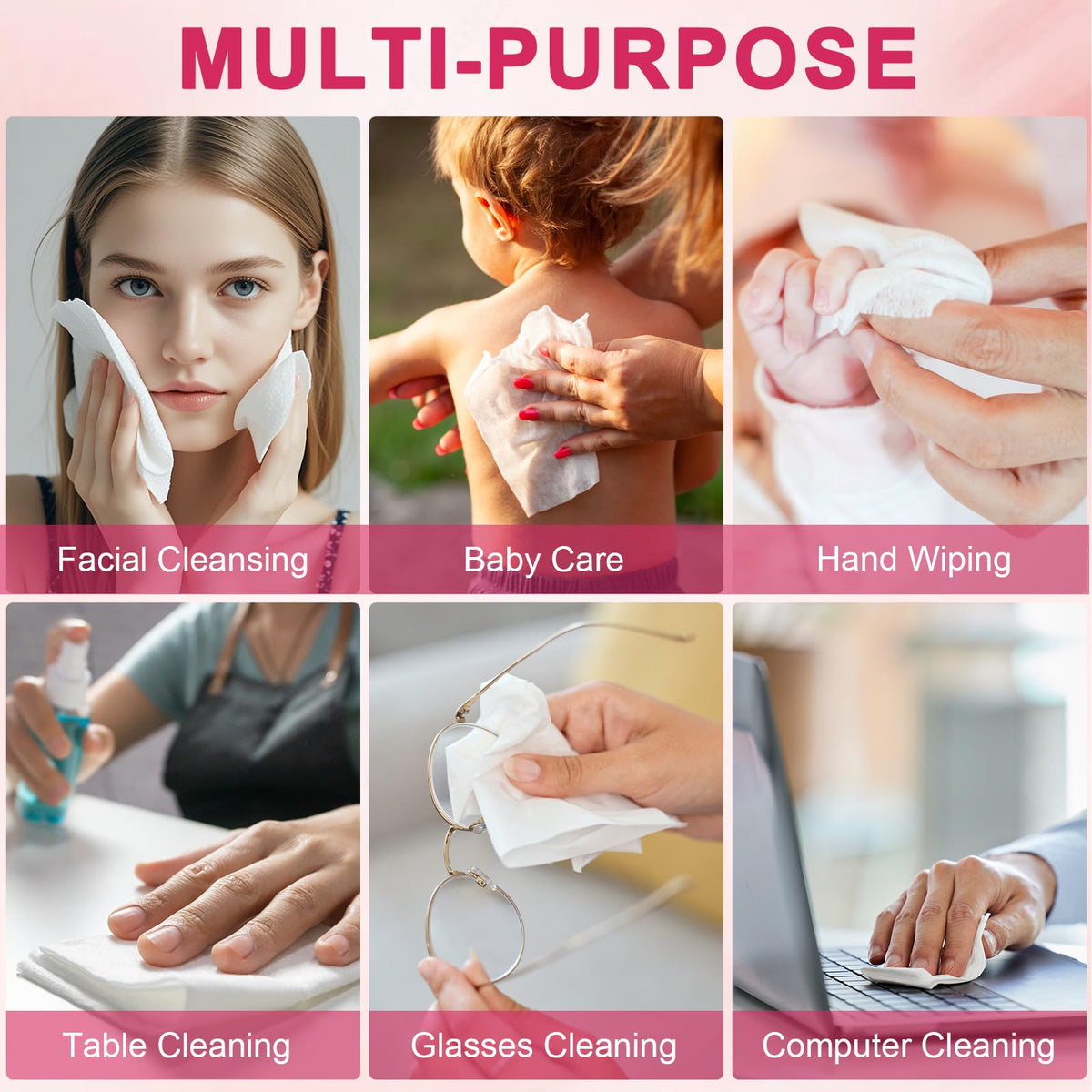 FACEMADE towel in travel kit setting showing convenience and hygienic benefit