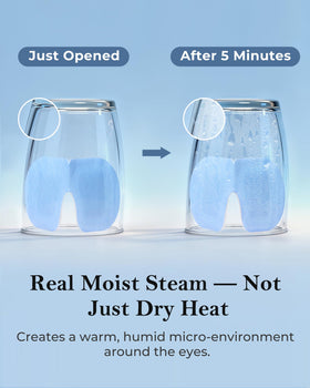 FACEMOON graphic illustrating safe warming range and duration