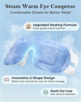 FACEMOON U-shaped nose bridge detail for improved steam fit