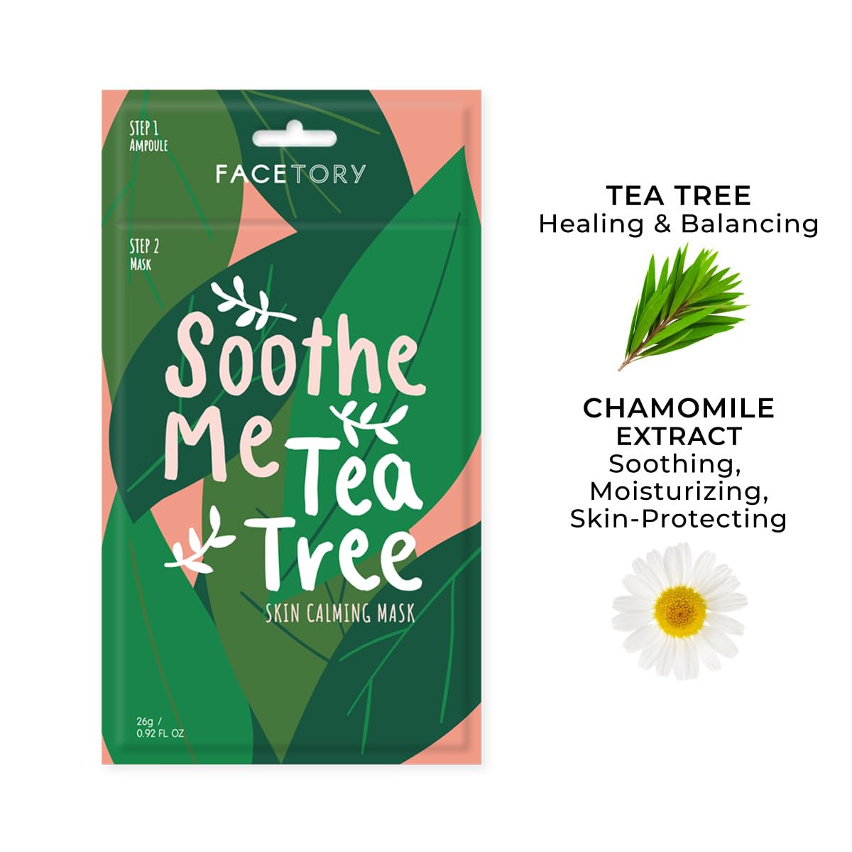 FACETORY ampoule dropper releasing chamomile essence for prep