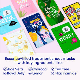 FACETORY pouring mask essence to show hydrating serum consistency