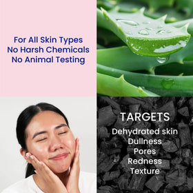FACETORY close-up of a mask sheet texture highlighting gentle fibers
