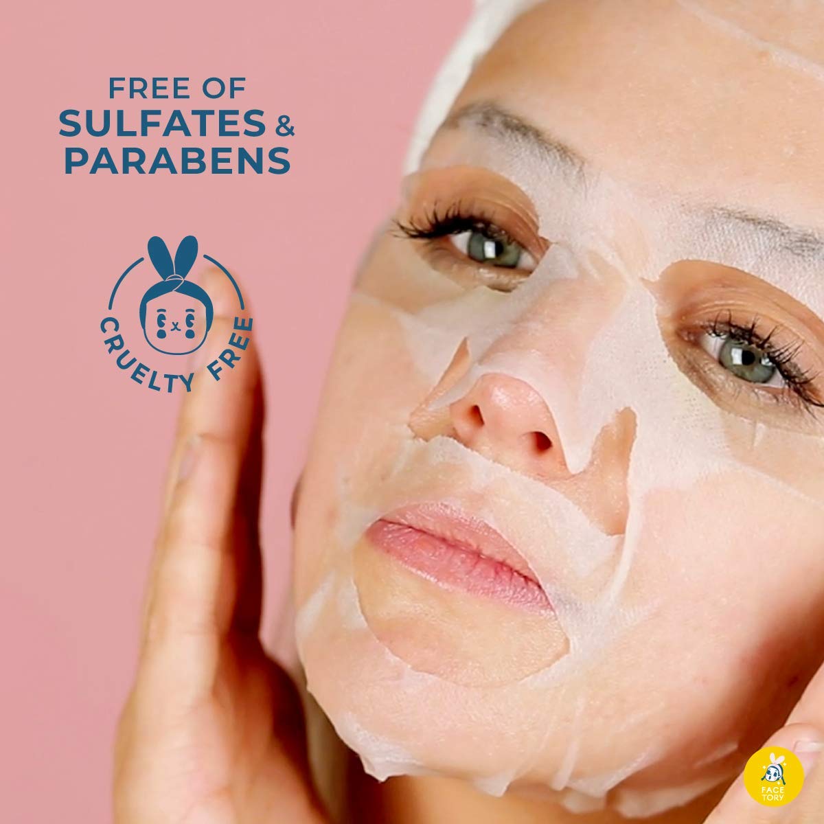 FACETORY five-pack displayed for scale and convenient at-home treatments