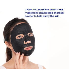 FACETORY scale comparison with hand showing mask size and full-face coverage benefit