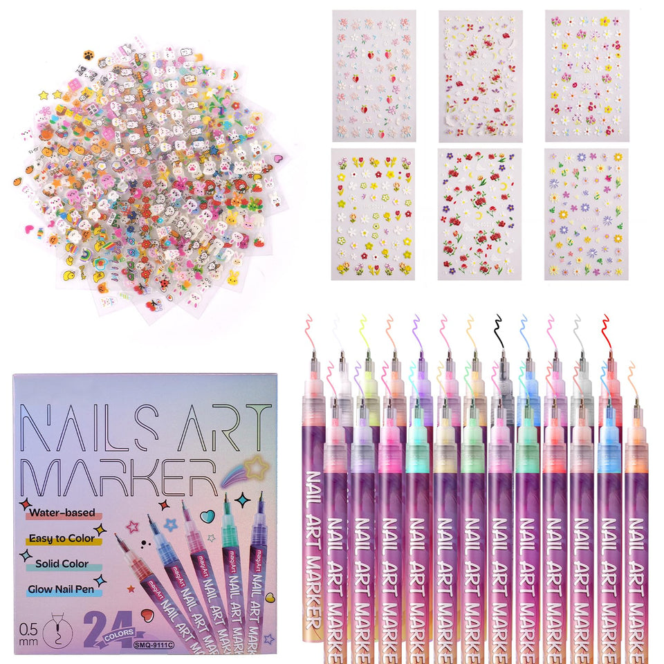 Faceura front packaging showing 24-color kit and stickers for complete sets