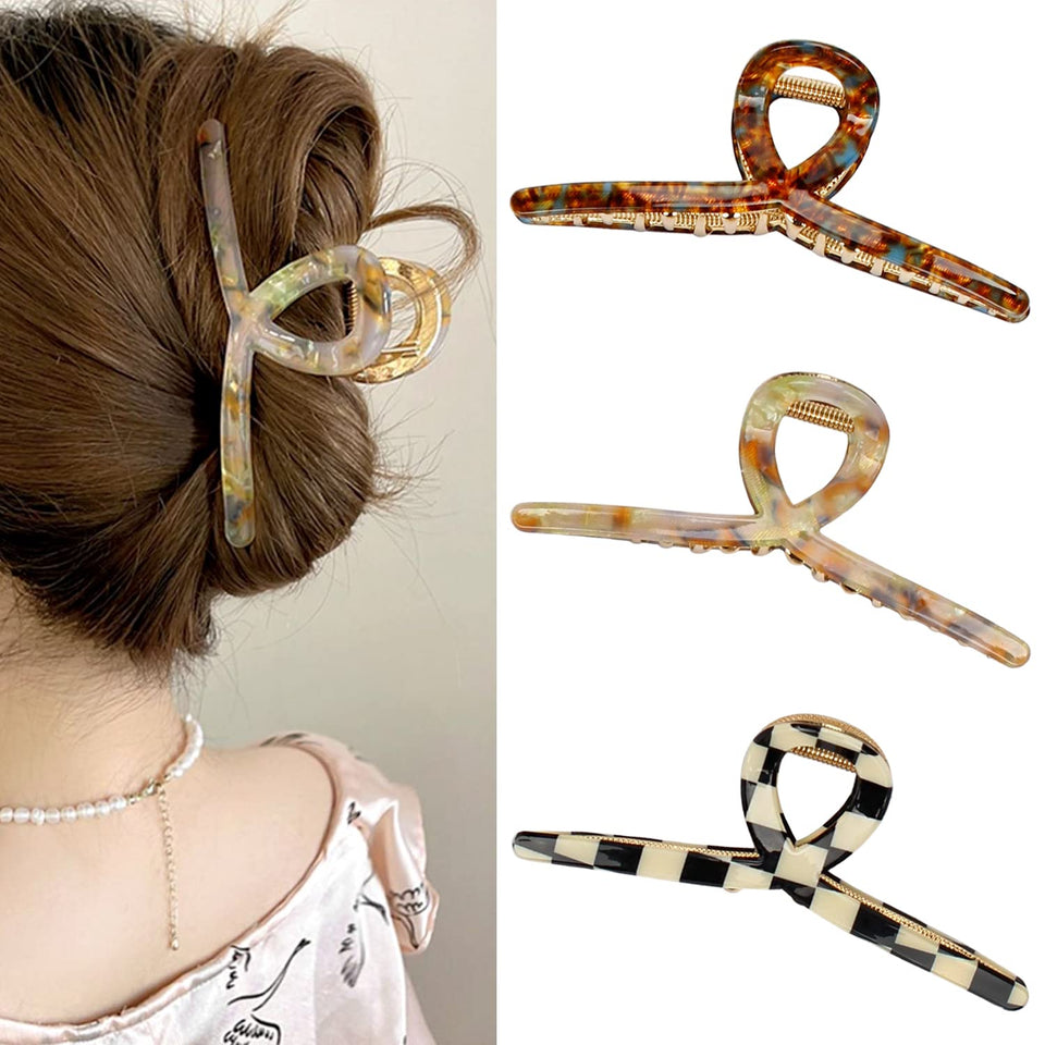 FAELBATY front packaging showing three large butterfly clips for quick styling