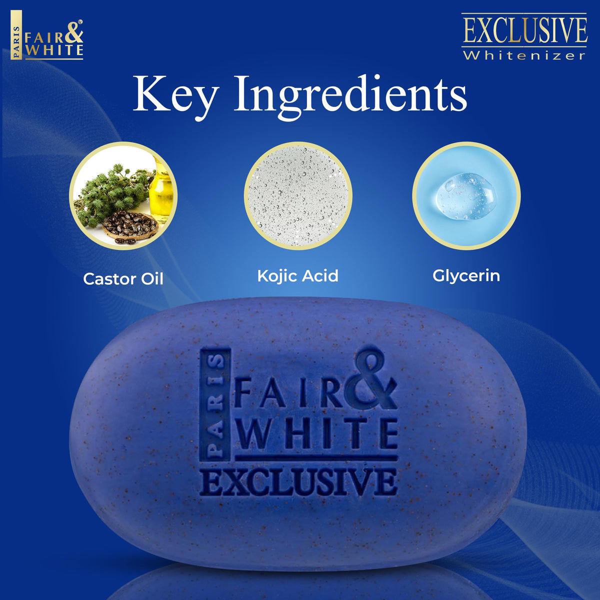 FAIR & WHITE close-up of apricot seed texture for gentle exfoliation