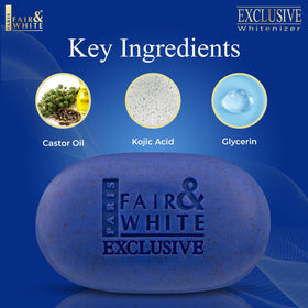 FAIR & WHITE close-up of apricot seed texture for gentle exfoliation