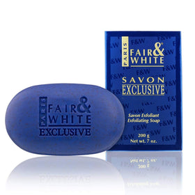 FAIR & WHITE front packaging showing bar and benefits