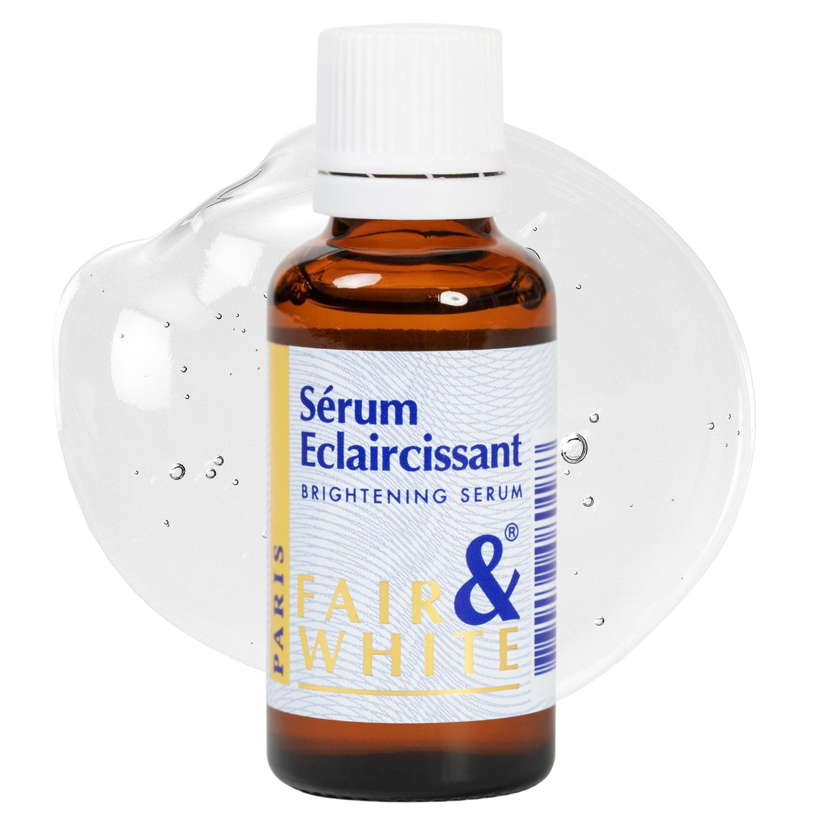 FAIR & WHITE front packaging showing bottle and label for clear product identification and trust
