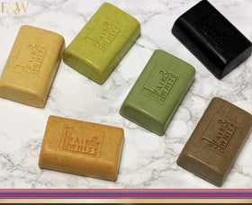FAIR & WHITE soap in shower scene showing daily use convenience
