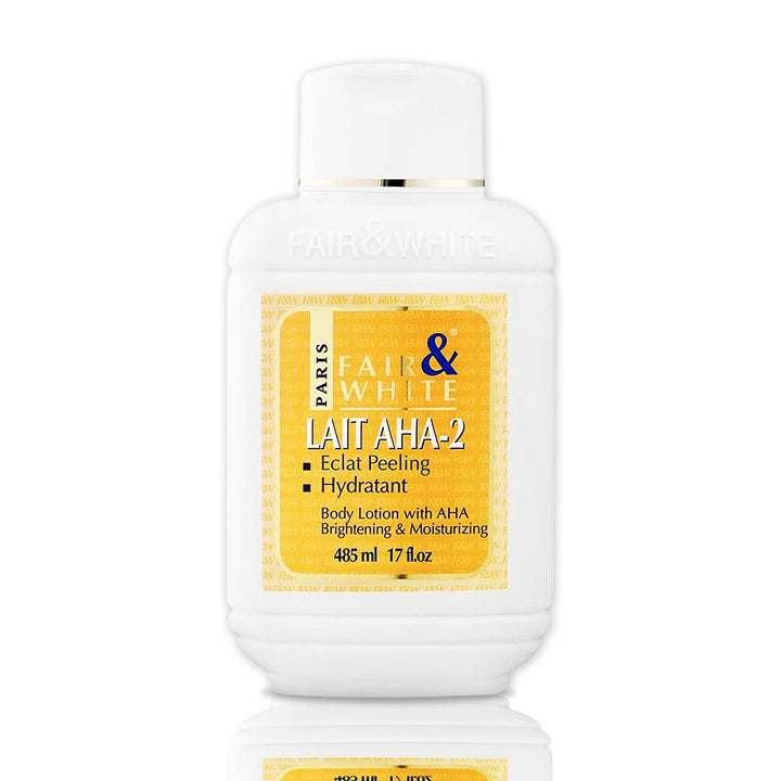 Fair & White front packaging showing bottle and label, promoting clarity