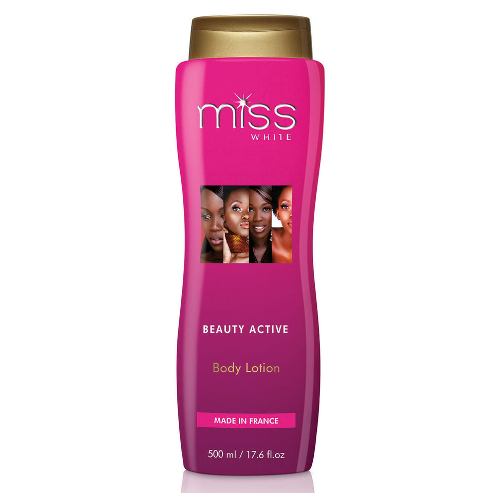 FAIR & WHITE Miss White front bottle showing size and packaging useful for identification