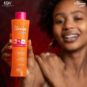 Fair & White application in hand demonstrating easy massage and immediate softening benefit