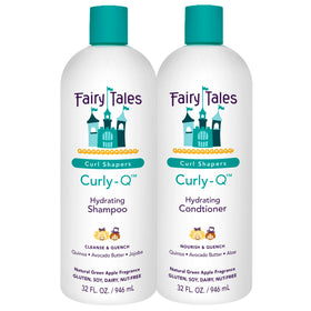 Fairy Tales front packaging showing 32 oz Curling system benefits