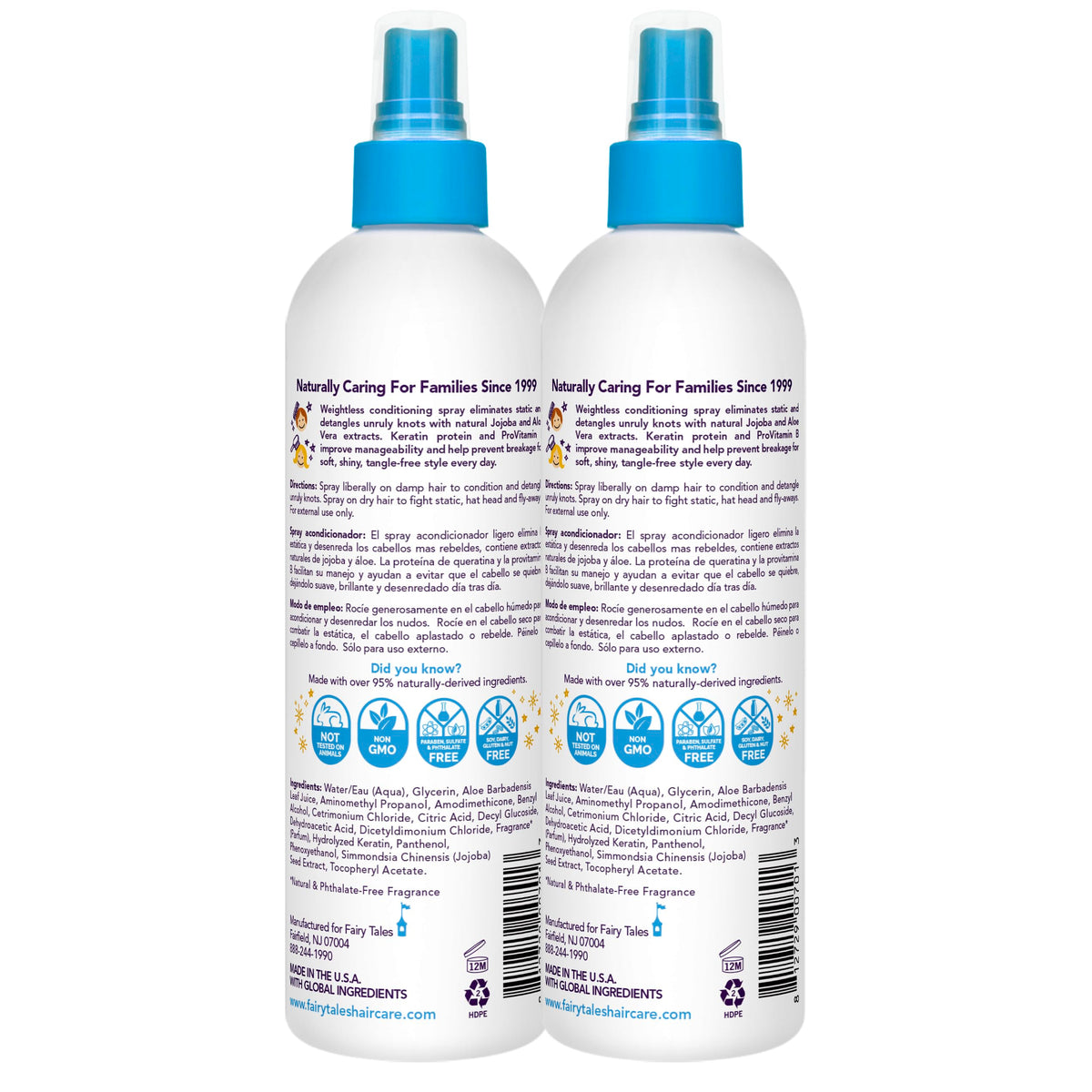 Fairy Tales close-up nozzle demonstrating easy spray and controlled mist