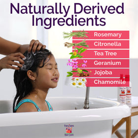 Fairy Tales conditioner pour detail showing slip and detangling benefit