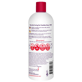Fairy Tales pump dispenser and ingredient label highlighting gentle formulation benefits