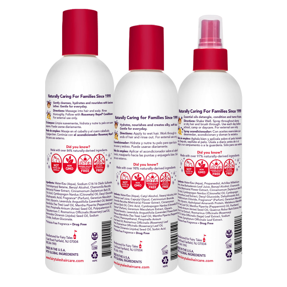 Fairy Tales shampoo texture closeup highlighting gentle cleansing benefit