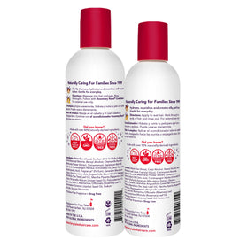 Fairy Tales shampoo lather close-up demonstrating gentle, sulfate-free cleansing
