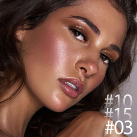 Falocutus application on cheek demonstrating natural contouring benefit
