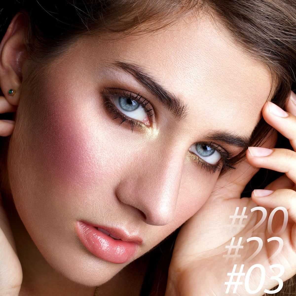 Falocutus bronzer cream swatched on skin for natural warmth