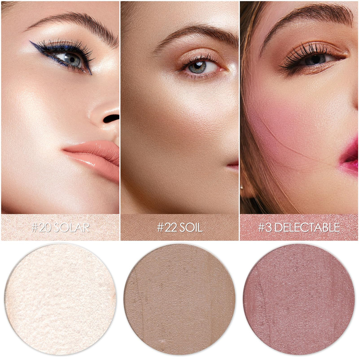 Falocutus highlighter cream texture close-up for smooth blend