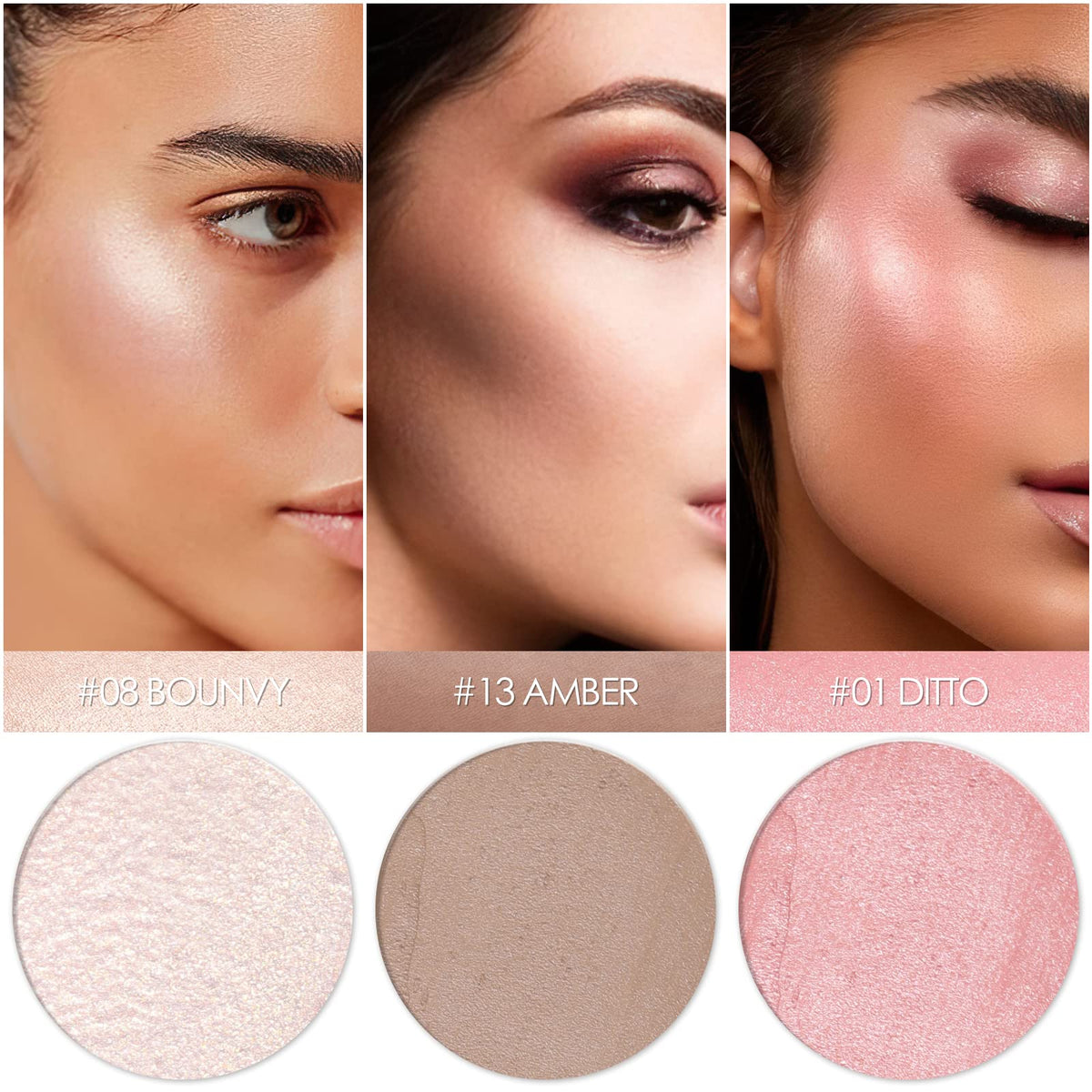 Falocutus cream swatches on fair skin showing blendable texture and finish