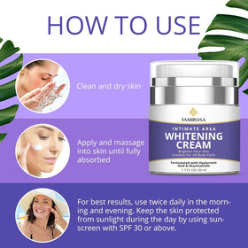 FAMIROSA cream on knee area highlighting softened rough skin and improved texture