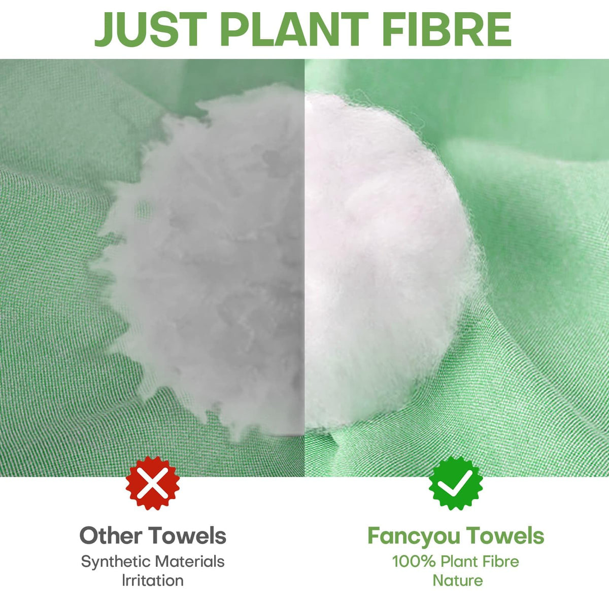 Fancyou tablet expanding into full towel demonstrating instant hydration and usability