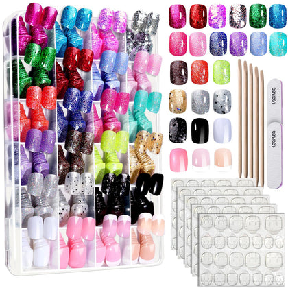 Fandamei front of set showing all 24 color styles and tools — easy selection