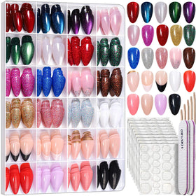 Fandamei front packaging showing 576PCS kit and color variety for quick styling