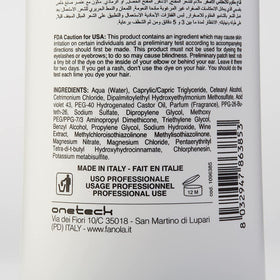 Fanola on bathroom shelf in lifestyle shot showing salon-quality care at home