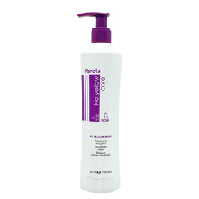 Fanola front packaging showing mask tube and violet branding for quick identification and use benefit