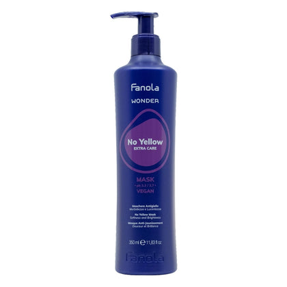 Fanola No Yellow front packaging showing tub and label for easy identification and benefit